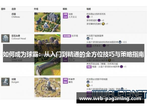 如何成为球霸：从入门到精通的全方位技巧与策略指南