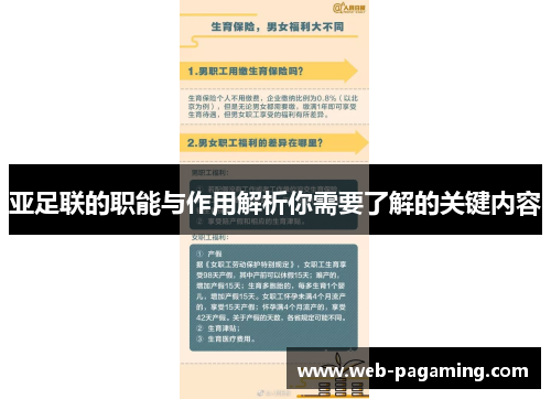 亚足联的职能与作用解析你需要了解的关键内容